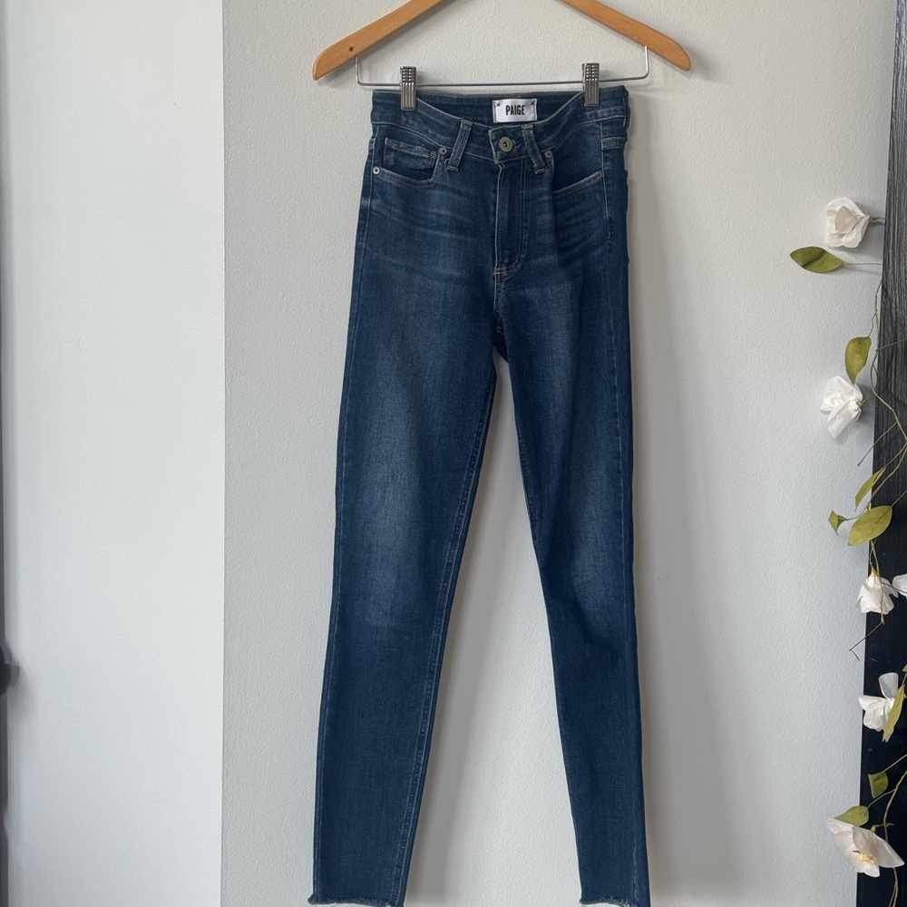 PAIGE Women's Blue Jeans